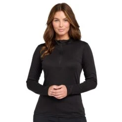 Women’s Long Sleeve Thermal Zip Neck Baselayer Top -Regatta Store go 208297 z