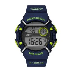 Digital Watch Blue/Lime Face -Regatta Store go 337810 z