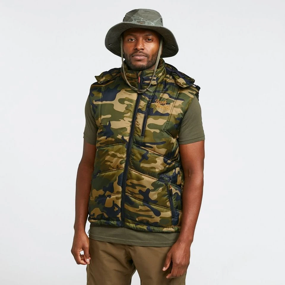 Men's Bank Bound Camo Gilet 3 Men's Bank Bound Camo Gilet