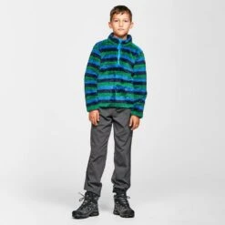 Kids' Stripe Print Half-zip Fleece -Regatta Store go 374767 c