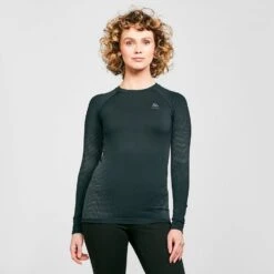 Odlo Womenâs Performance Warm Long Sleeve Base Layer Top