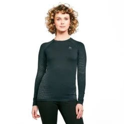 Odlo Women’s Performance Warm Long Sleeve Base Layer Top -Regatta Store go 376709 z