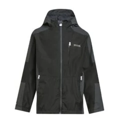 Regatta Childs Calderdale II Jacket Black/Seal Grey -Regatta Store go 416667 u