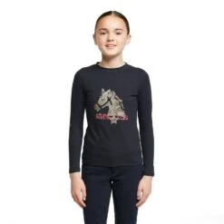 Kids’ Riding Star Long Sleeve Top -Regatta Store go 454518 z