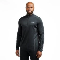 Montane Men’s Dart Zip Neck Long Sleeve T-Shirt -Regatta Store go 477198 z