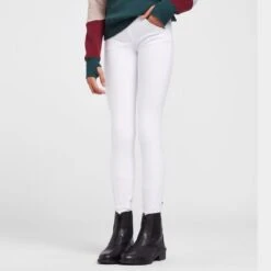 Kids' Thompson Knee Patch Breeches White