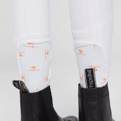 Kids' Thompson Knee Patch Breeches White -Regatta Store go 477767 e