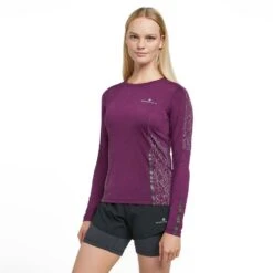 RONHILL Women's Life Nightrunner Long Sleeve T-Shirt -Regatta Store go 479830 z