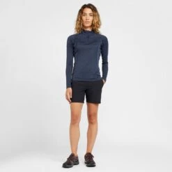 Montane Women’s Dart Zip Neck Long Sleeve T-Shirt -Regatta Store go 574619 c