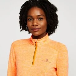 RONHILL Women's Life Practice Half Zip Long Sleeve Tee -Regatta Store go 576060 d