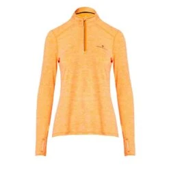 RONHILL Women's Life Practice Half Zip Long Sleeve Tee -Regatta Store go 576060 u