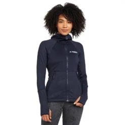 Adidas TERREX Women’s Tech Flooce Hooded Hiking Fleece Jacket -Regatta Store go 576908 z