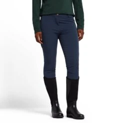 Womens Anna Silicone Full Seat Breeches Obscure Night Blue -Regatta Store go 576965 z
