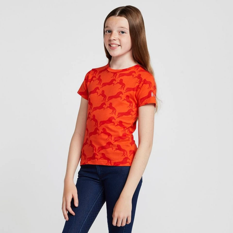 Kids' Organic Micky Printed Cotton T-Shirt Mandarine Orange 3 Kids' Organic Micky Printed Cotton T-Shirt Mandarine Orange