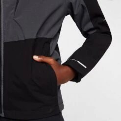 Regatta Kids' Highton III Waterproof Jacket Black/India Grey -Regatta Store go 577274 g