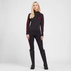 Women’s Long Sleeve Base Layer In Black -Regatta Store go 600889 c