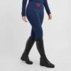 Women's Knee Patch Riding Tights In Dark Blue -Regatta Store go 600891 a