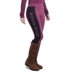 Women's Full Seat Riding Tights In Wine -Regatta Store go 600894 z