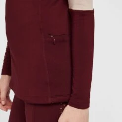 Kids' Newbury Long Sleeved Base Layer Wine -Regatta Store go 614415 g