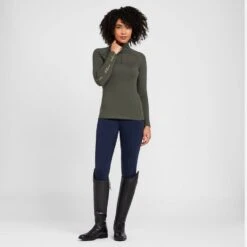 Women's Team Long Sleeved Base Layer Khaki -Regatta Store go 614476 c