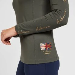 Women's Team Long Sleeved Base Layer Khaki -Regatta Store go 614476 e