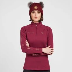 Women's Team Long Sleeve Base Layer In Mulberry