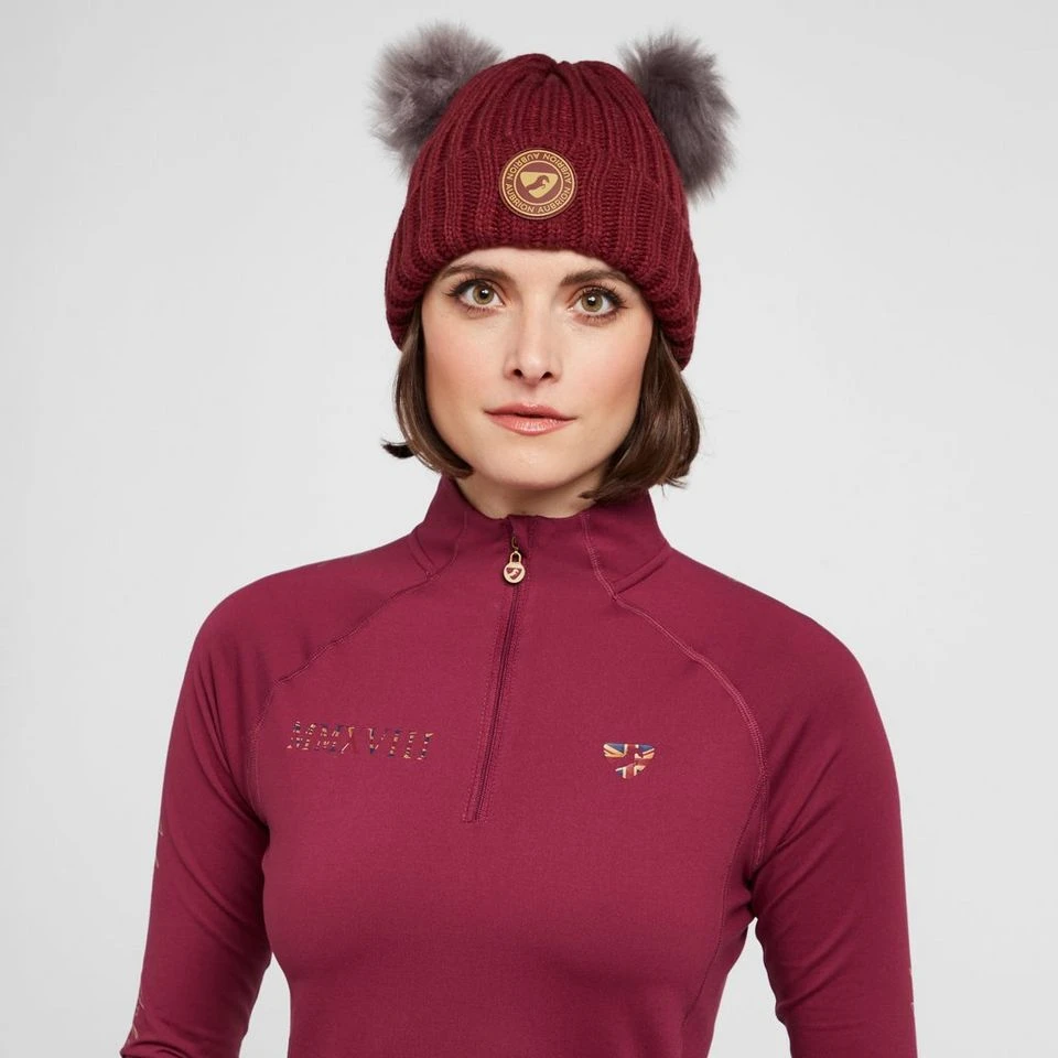 Women's Team Long Sleeve Base Layer In Mulberry 6 Women's Team Long Sleeve Base Layer In Mulberry - Image 4