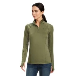 Ariat Women's Lowell 2.0 1/4 Zip Baselayer 11 Ariat Women's Lowell 2.0 1/4 Zip Baselayer -Regatta Store go 614600 z