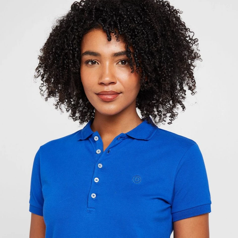 Dublin Womens Lily Cap Sleeve Polo Blue 6 Dublin Womens Lily Cap Sleeve Polo Blue - Image 4