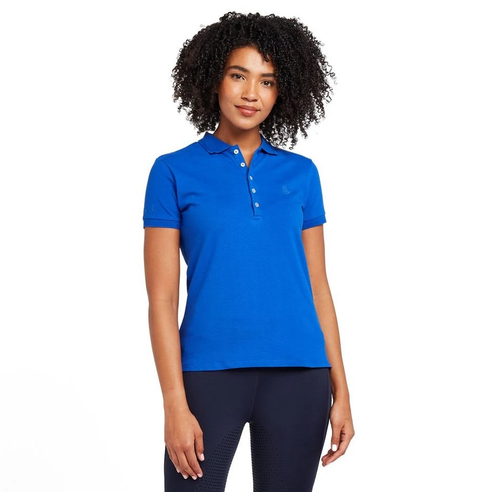 Dublin Womens Lily Cap Sleeve Polo Blue 10 Dublin Womens Lily Cap Sleeve Polo Blue - Image 8