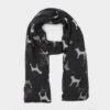 Platinum Womens Blaze Viscose Scarf Black Dogs 1 Platinum Womens Blaze Viscose Scarf Black Dogs -Regatta Store go 618457 a