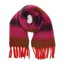 Platinum Womens Woven Scarf Pink Stripes -Regatta Store go 618460 z