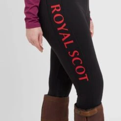 Women's Knee Patch Riding Leggings In Black -Regatta Store go 629877 e