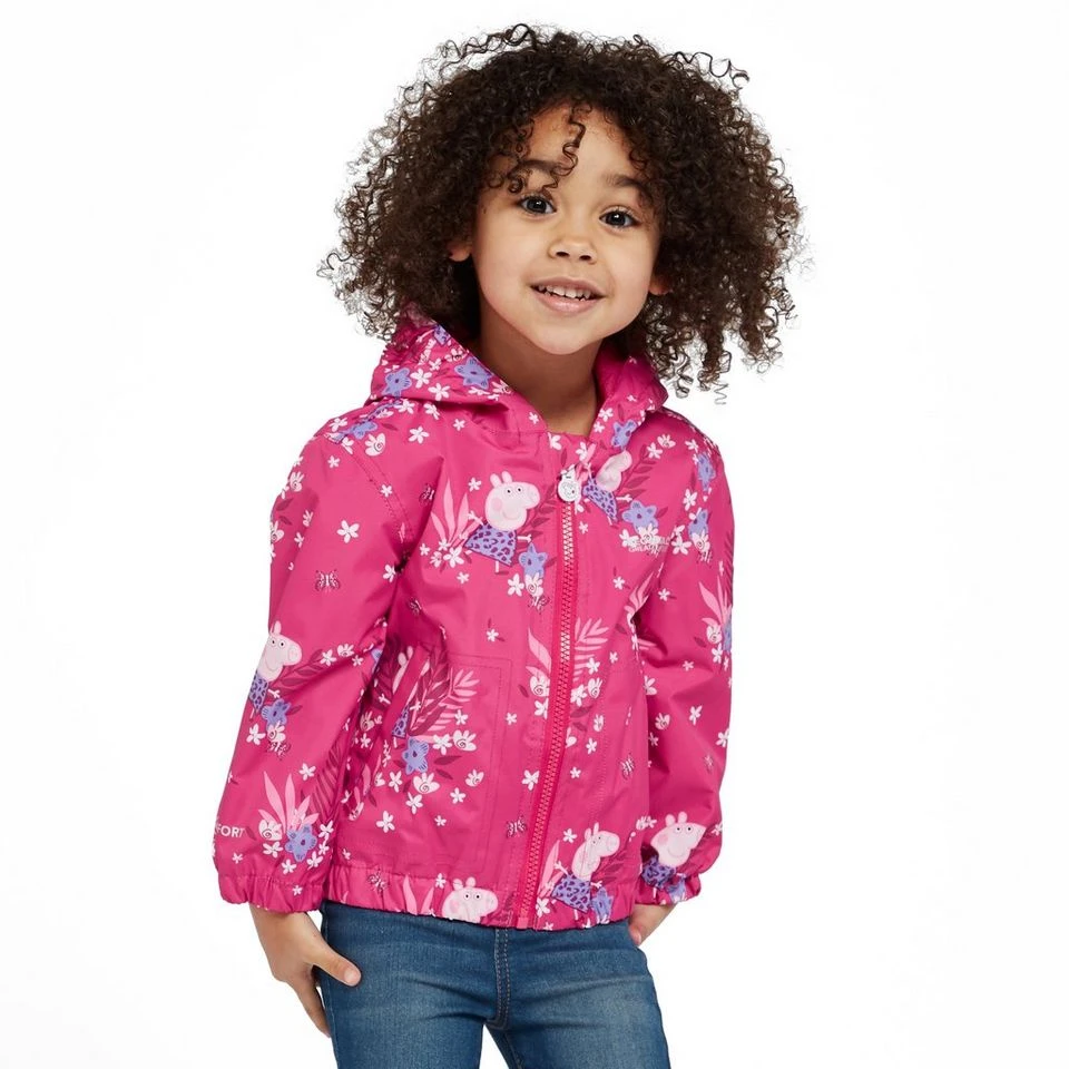 Regatta Kids' Peppa Pig Muddy Puddle Waterproof Jacket 10 Regatta Kids' Peppa Pig Muddy Puddle Waterproof Jacket - Image 8