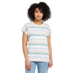 Women’s Sora Organic Stripe T-Shirt -Regatta Store go 667754 z